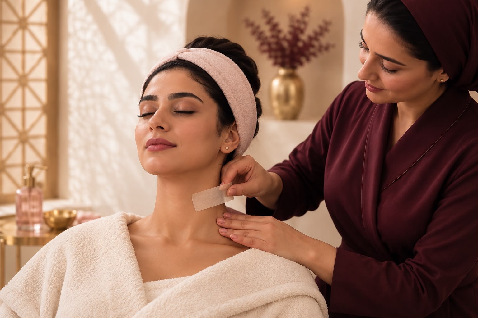 إزالة شعر الرقبة